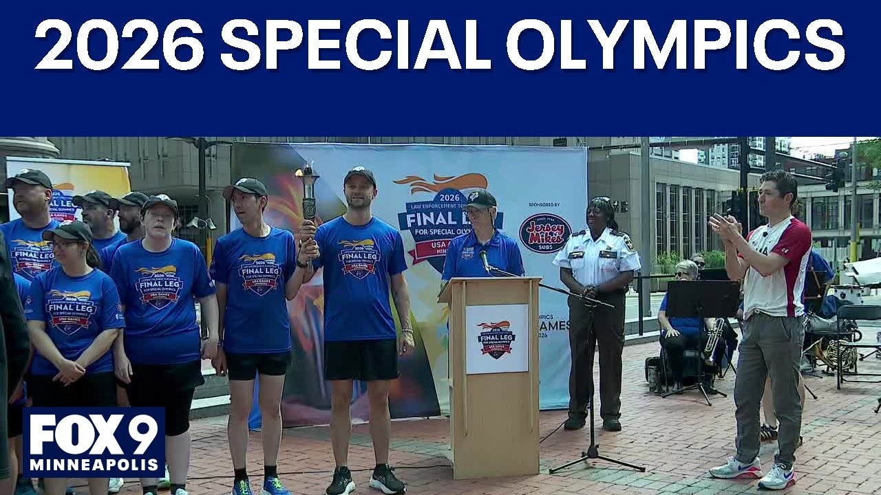 2026 Special Olympics 'Flame of Hope' arrives in Minneapolis [Full news conference]