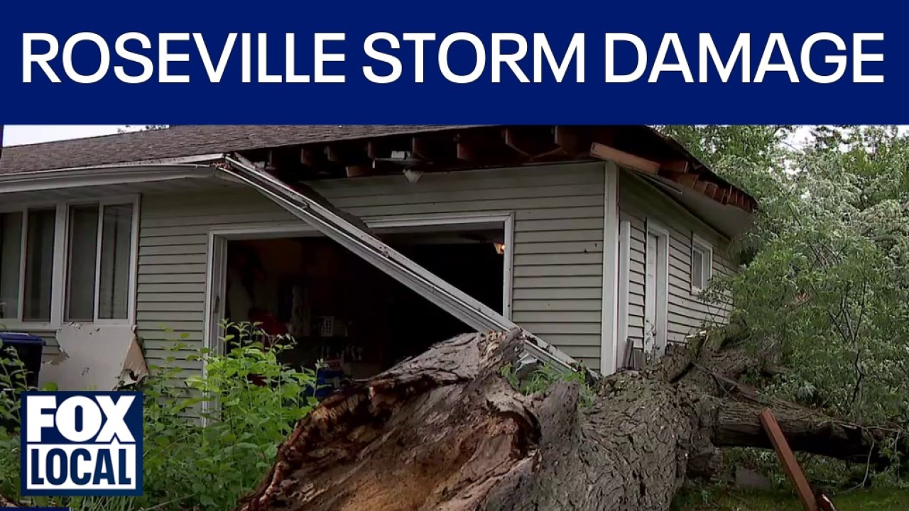 Roseville neighborhood one of many hit hard by severe storms