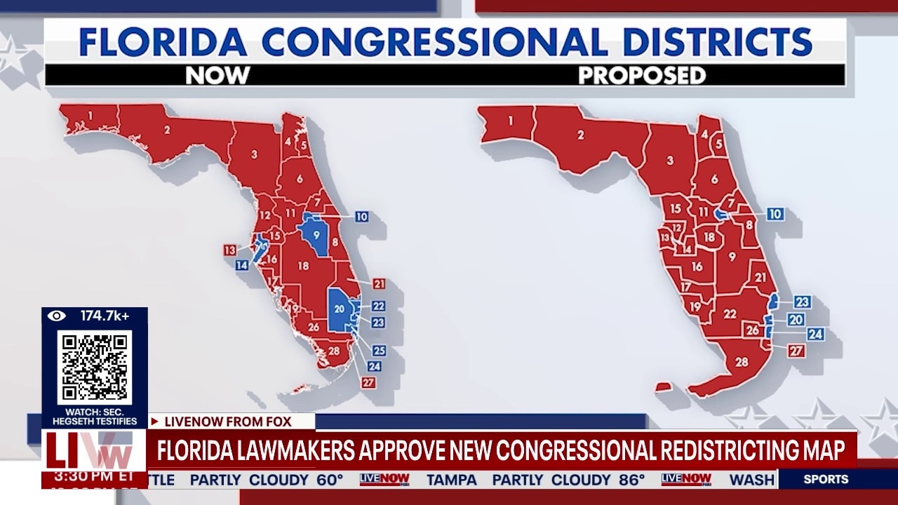 Florida approves new congressional redistricting map
