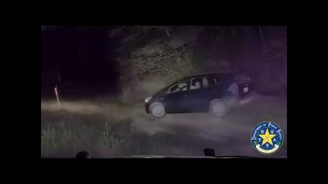 VIDEO: Texas DPS use PIT maneuvers on alleged intoxicated driver