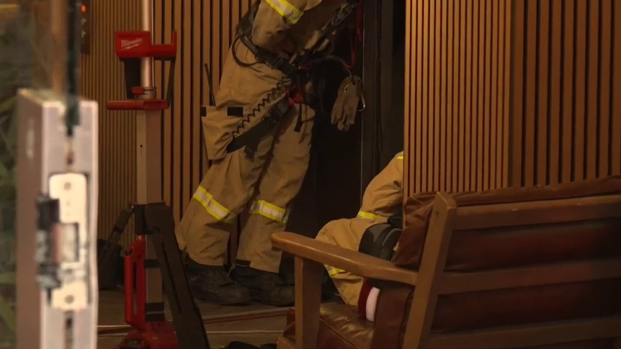 Man rescued after falling into elevator shaft 