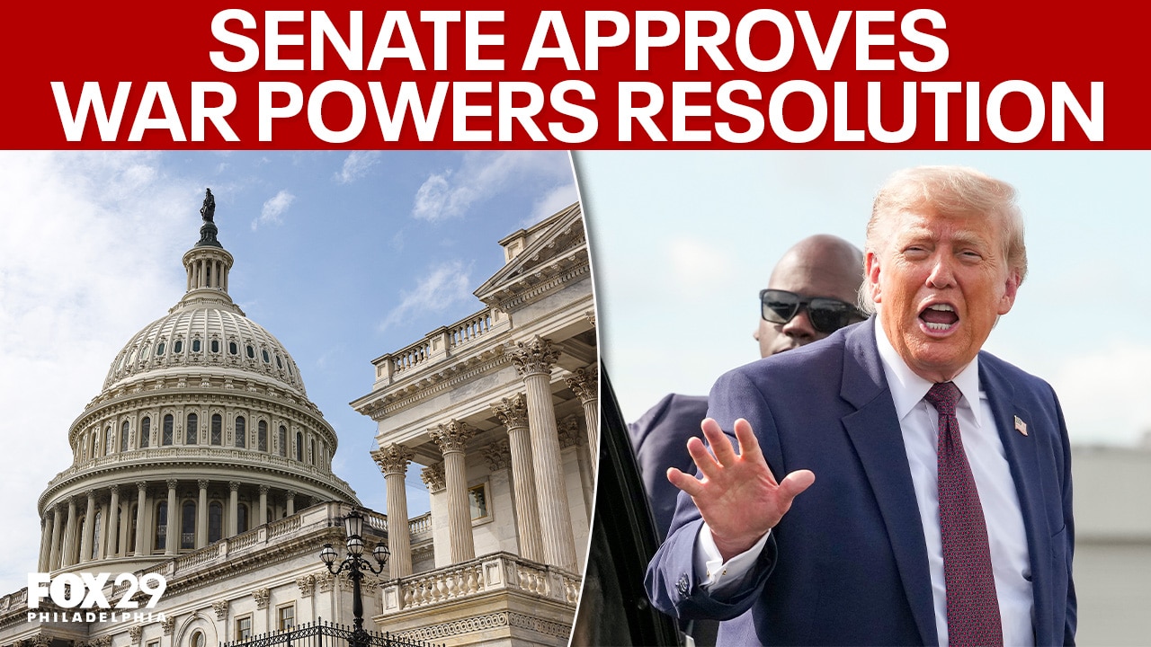 Senate OKs war powers resolution for the 1st time