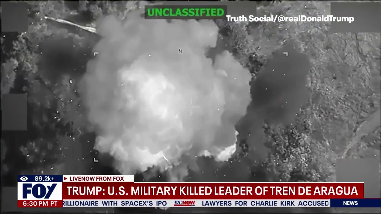 U.S. military killed leader of Tren de Aragua, Trump says