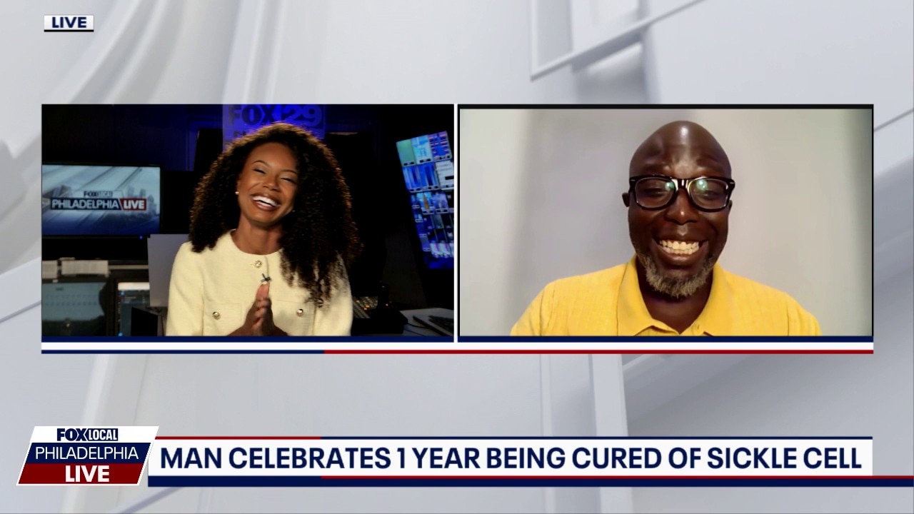 Man celebrates 1 year being cured of Sickle Cell