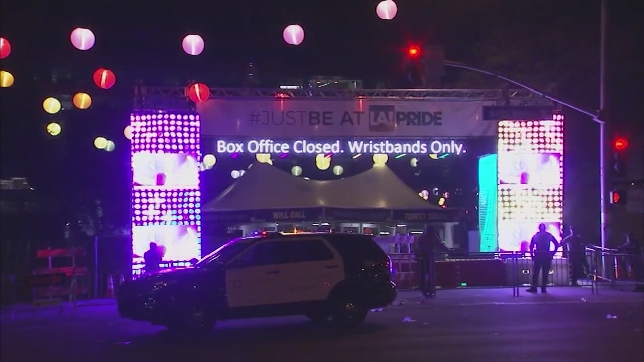 People turned away from LA Pride Festival