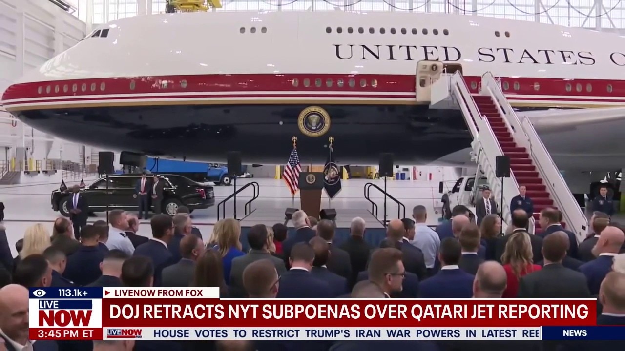 DOJ withdraws NYT subpoenas over Qatari jet reporting