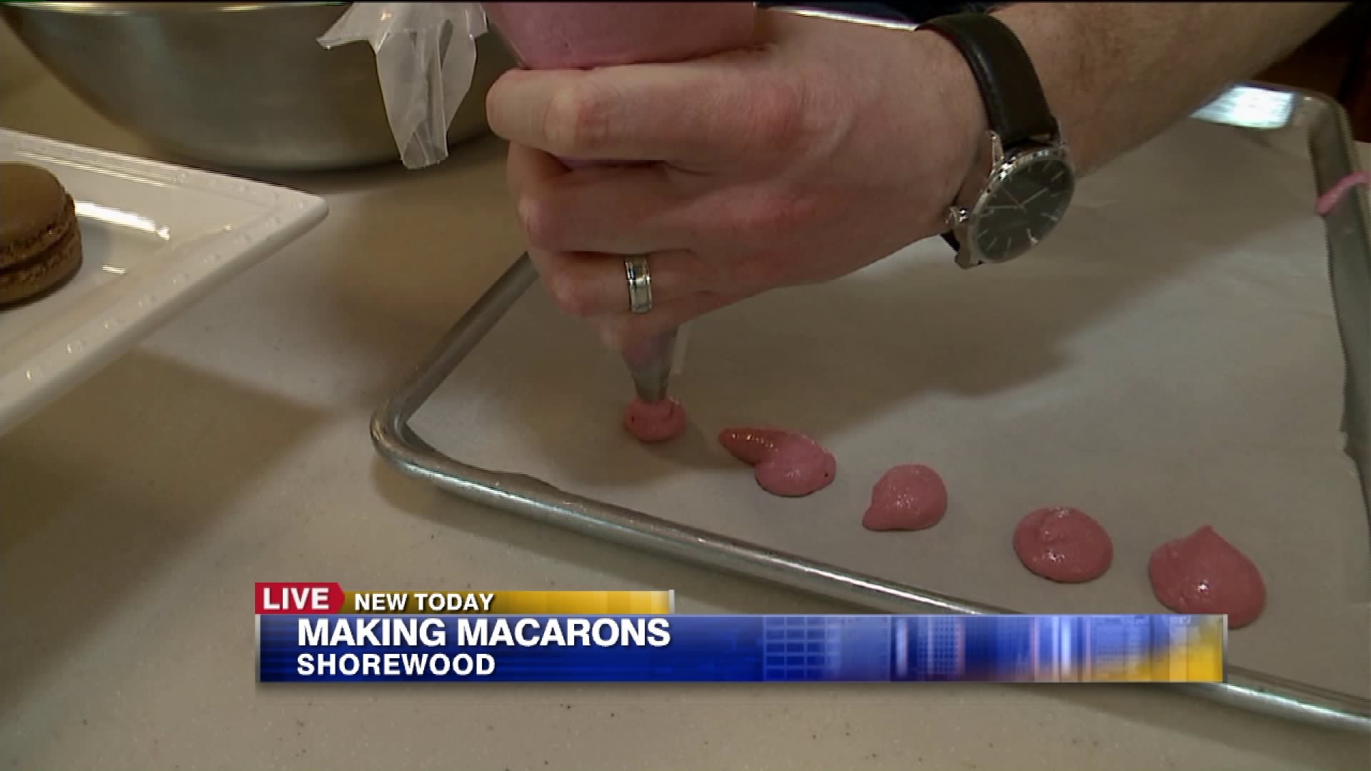 Carl learns how to make Macarons