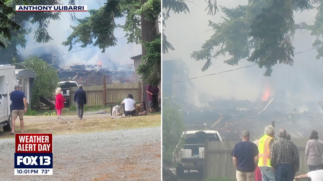 Whidbey Island home explodes, 3 firefighters injured