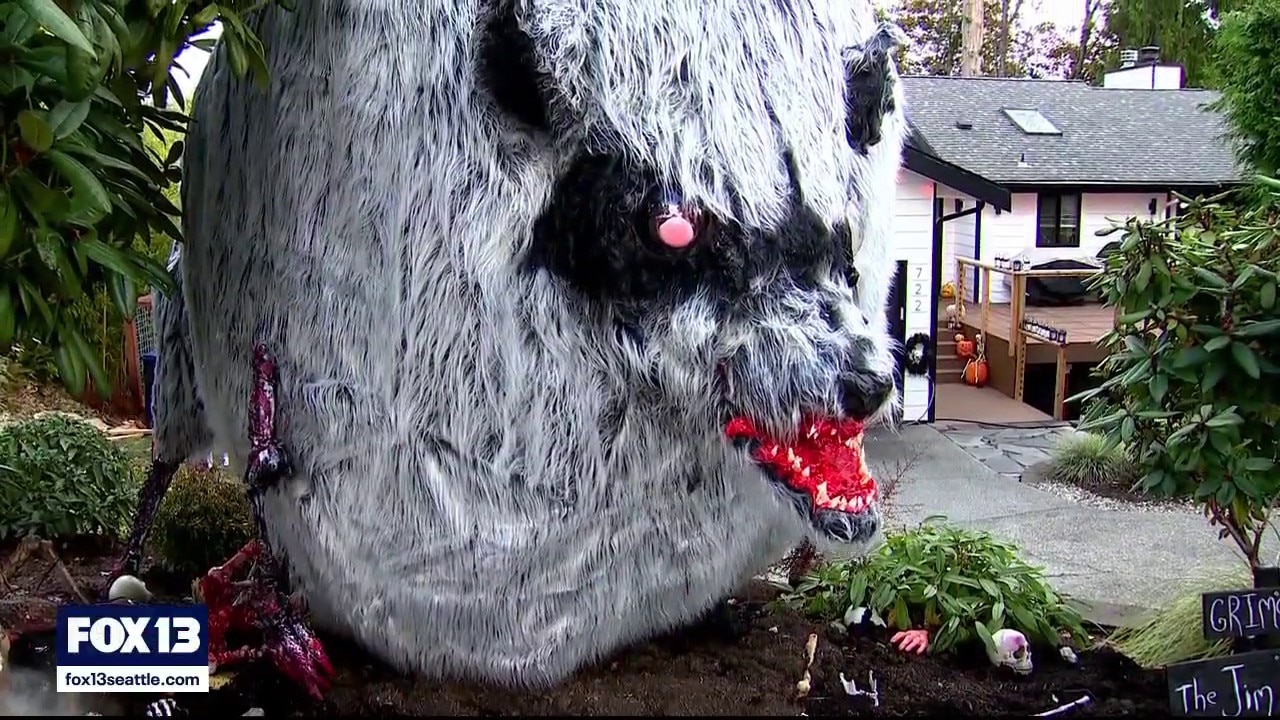 True Northwest: Bainbridge Island artist creates 'Grimothy' Halloween animatronic