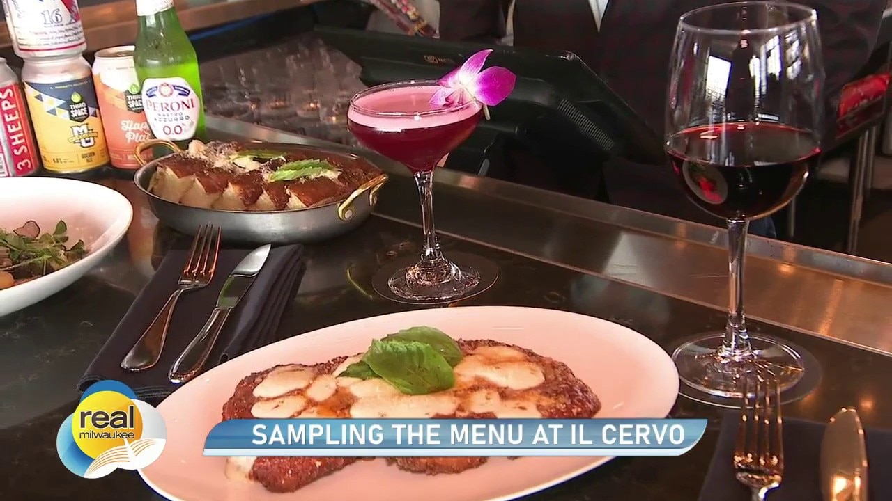 Sampling the menu at Il Cervo