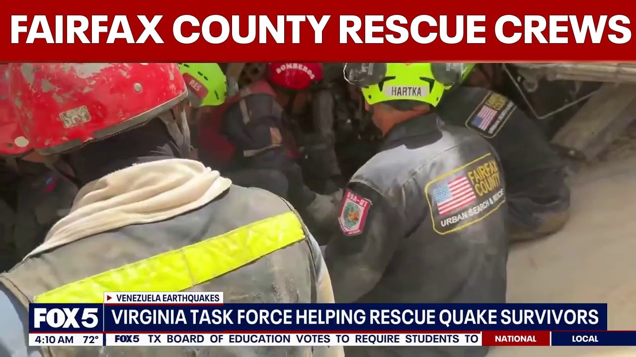 Fairfax County rescue crews pull mother, infant and father, son from rubble | FOX 5 AT 4AM 