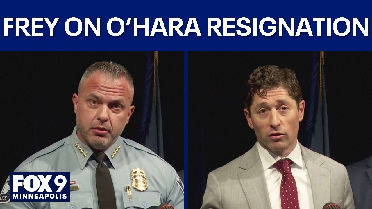 Mayor Frey on Brian O'Hara resignation as Mpls police chief