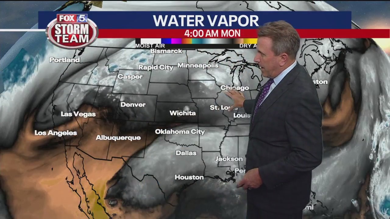 Monday afternoon forecast