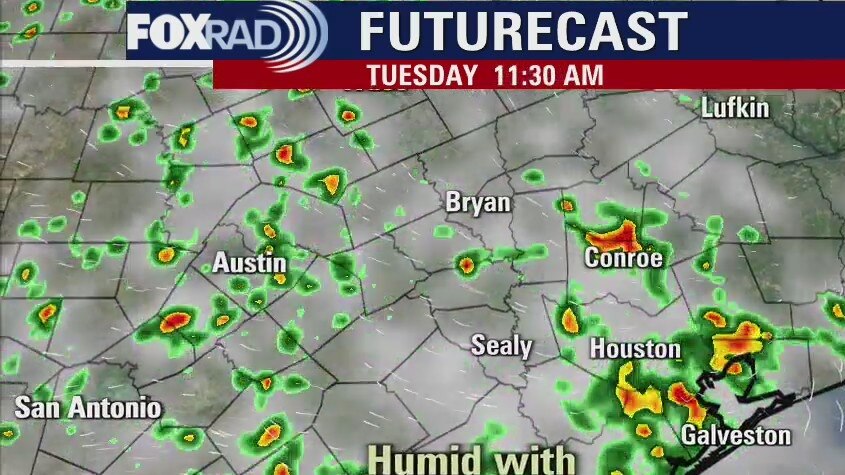 Tuesday morning weather forecast