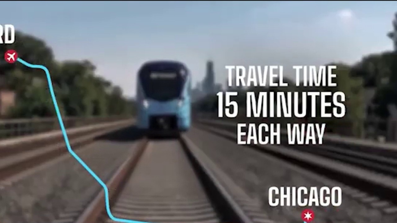 O'Hare Flyer: New proposal for high speed train from downton to O'hare in 16 minutes.