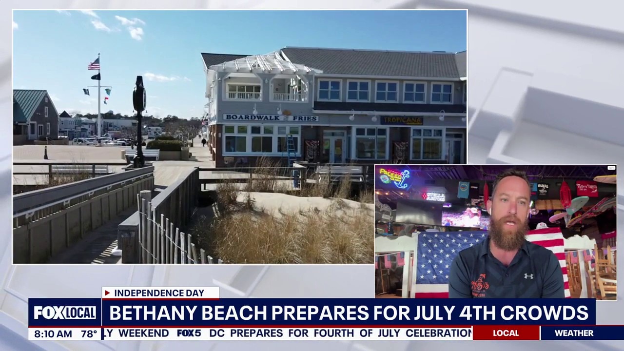 Bethany Beach Prepares for July 4th Crowds