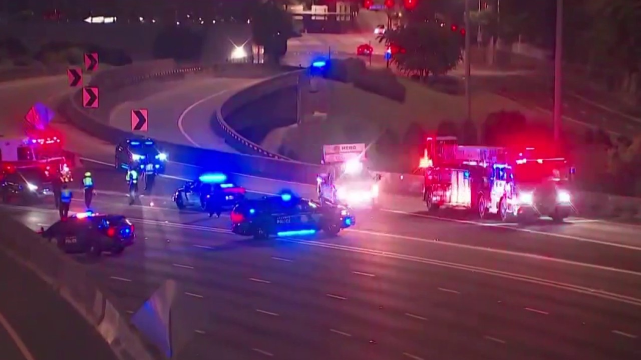 Pedestrian crash closes I-75/85NB Thursday morning