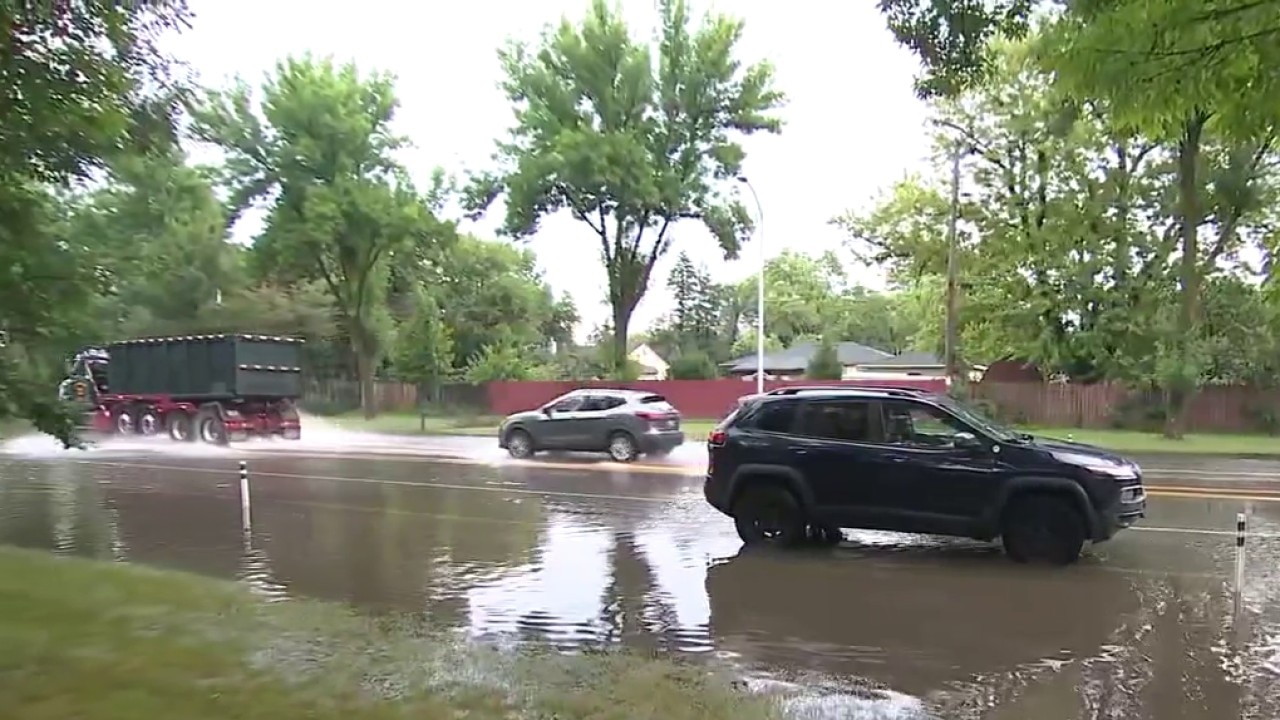 Flooding near 60th and Bradley in Milwauke