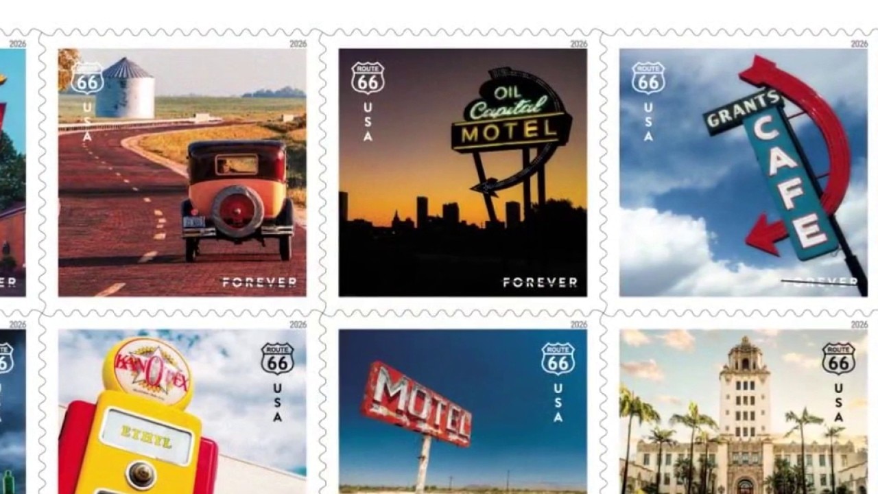 USPS releases stamps honoring Route 66