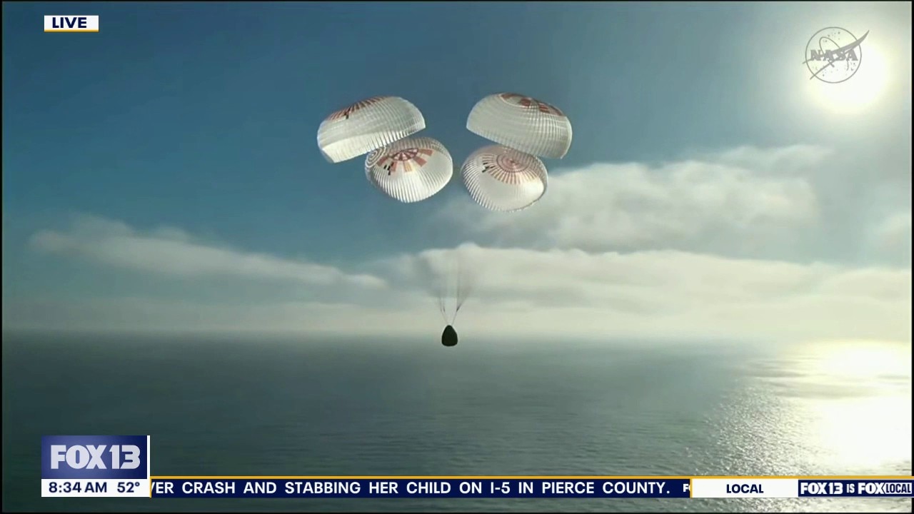 WATCH: NASA's SpaceX Crew-12 returns to Earth