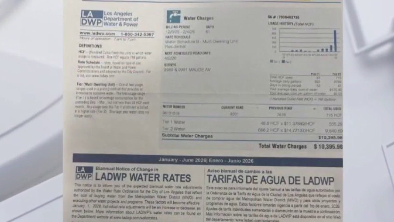 Family questions $10,000 water bill after repairs