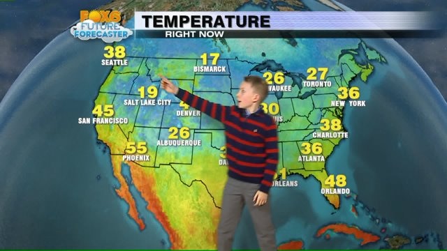 Benjamin takes a crack at the green screen