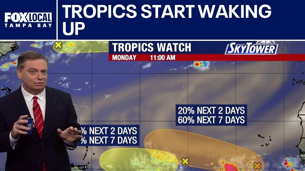 Today's tropical weather forecast