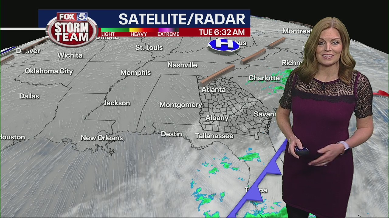 Tuesday morning forecast