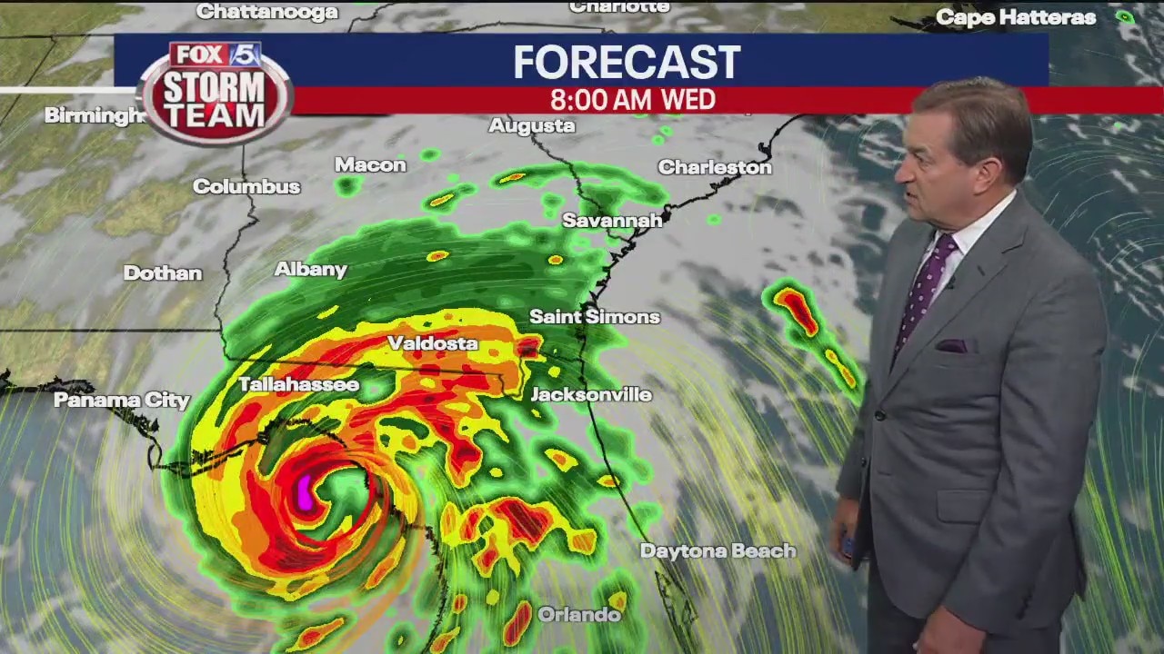 Tuesday evening forecast