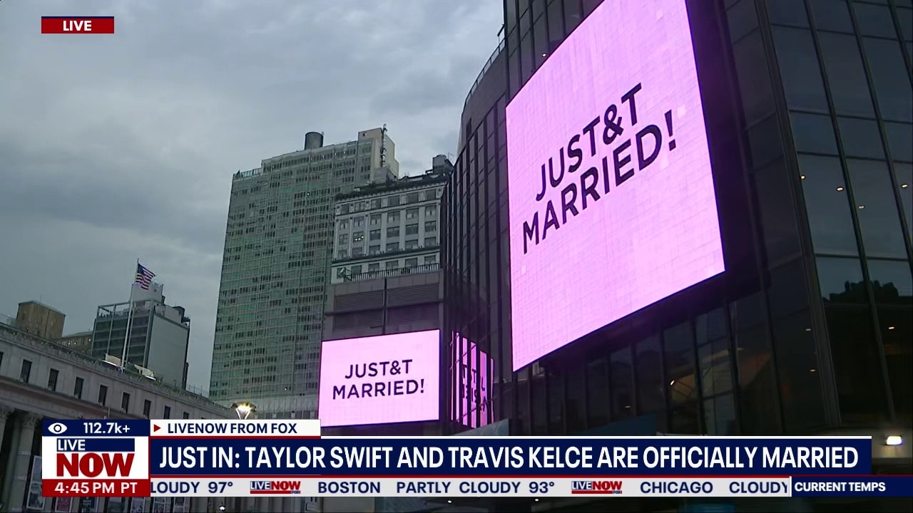 Taylor Swift & Travis Kelce are official married