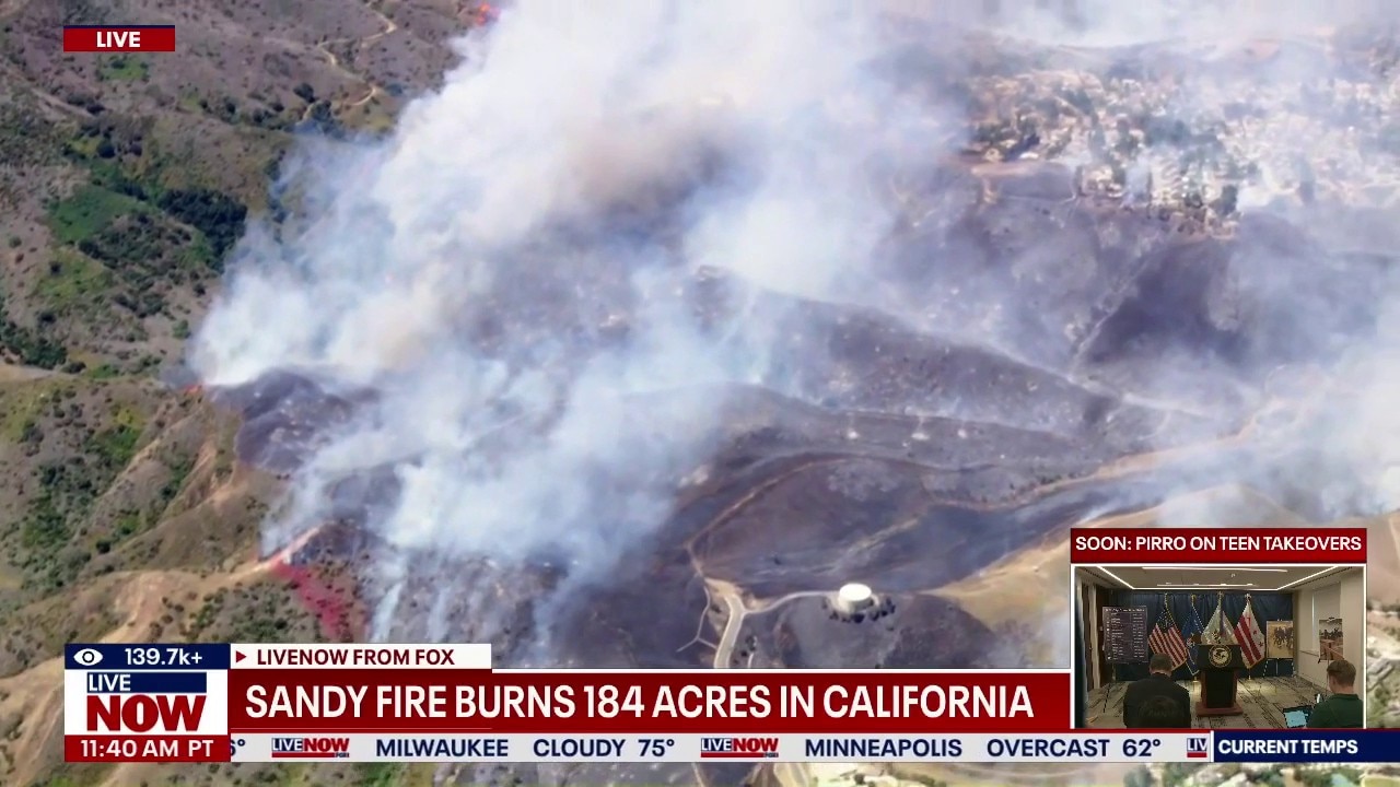Evacuation orders issued after wildfire in Simi Valley