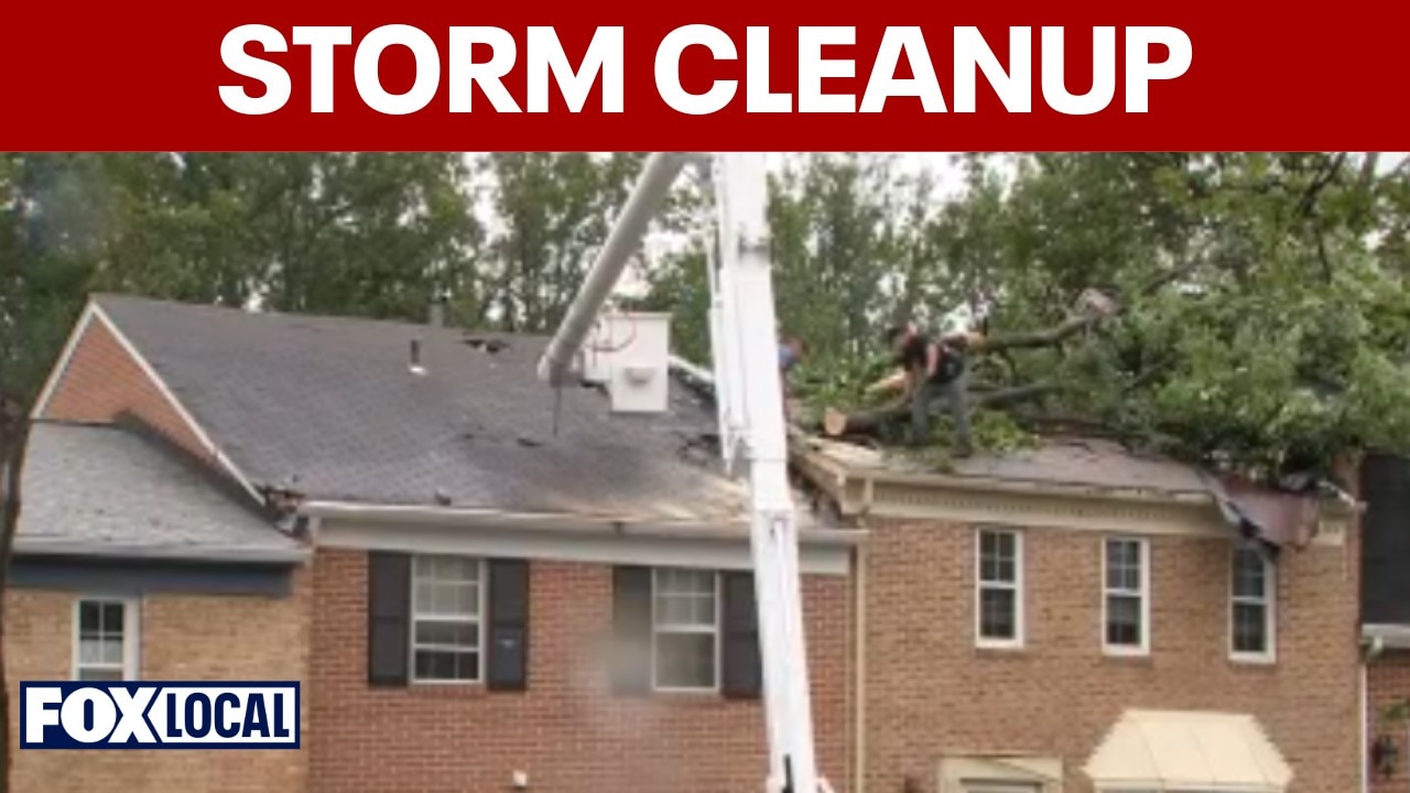 Northern Virginia residents face severe damage after 90 mph microburst