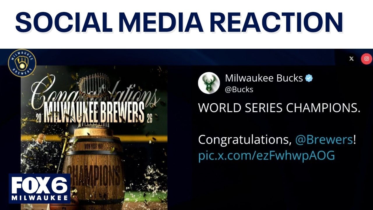 Social media reaction to Brewers World Series win