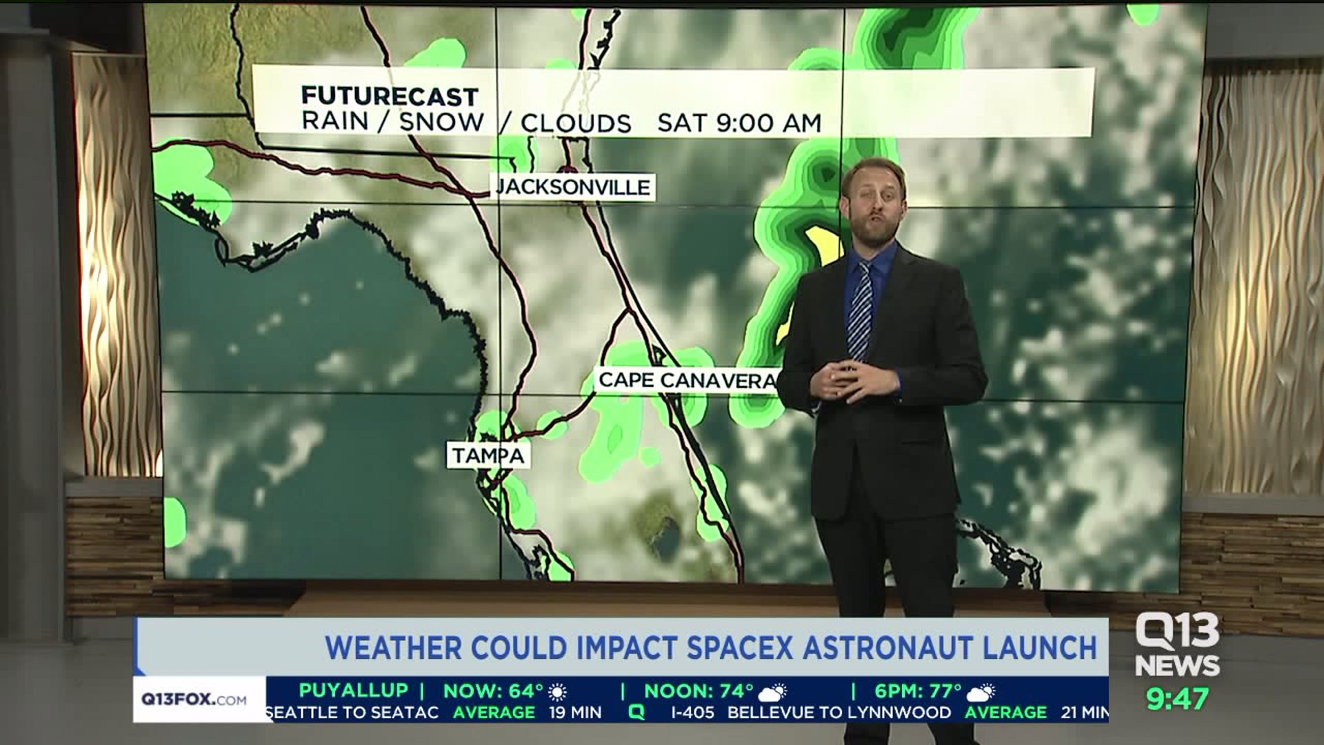 Weather could impact weekend SpaceX launch