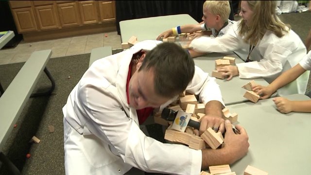 Chip gets a little more involved in science than he would like