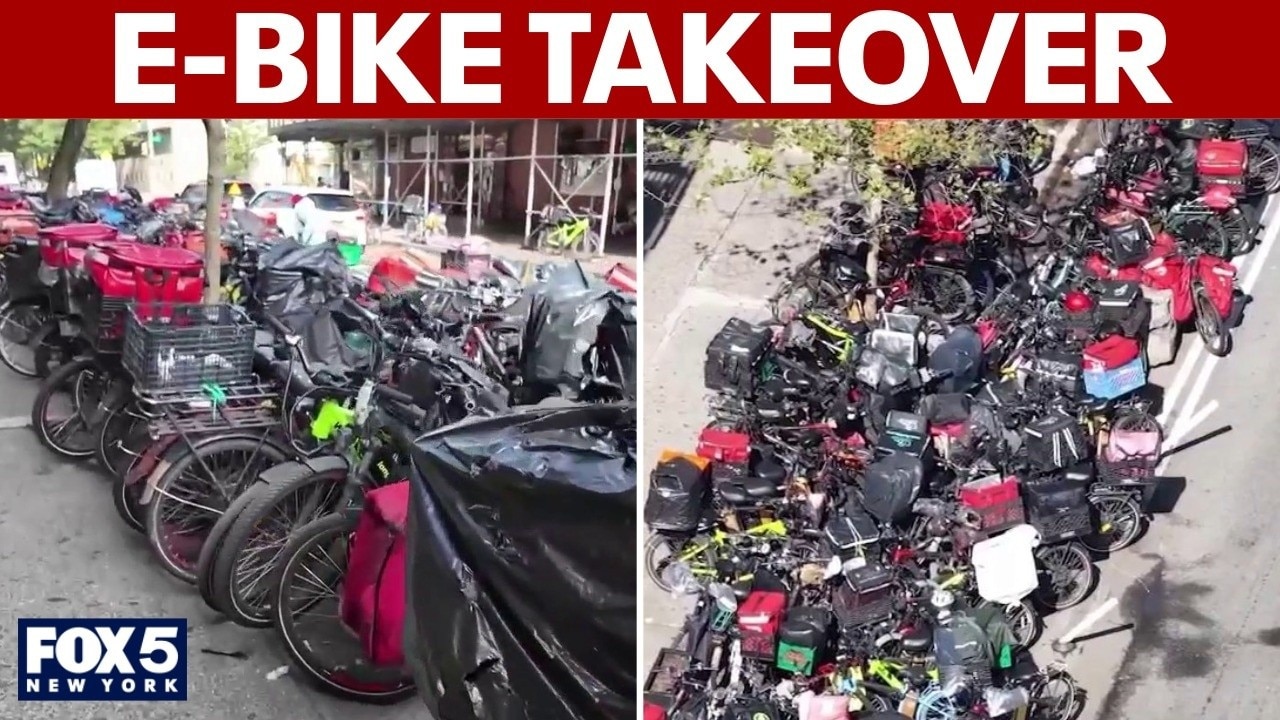 NYC block being 'taken over' by e-bikes, leaving residents concerned
