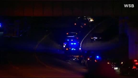Police helicopter crash in Georgia