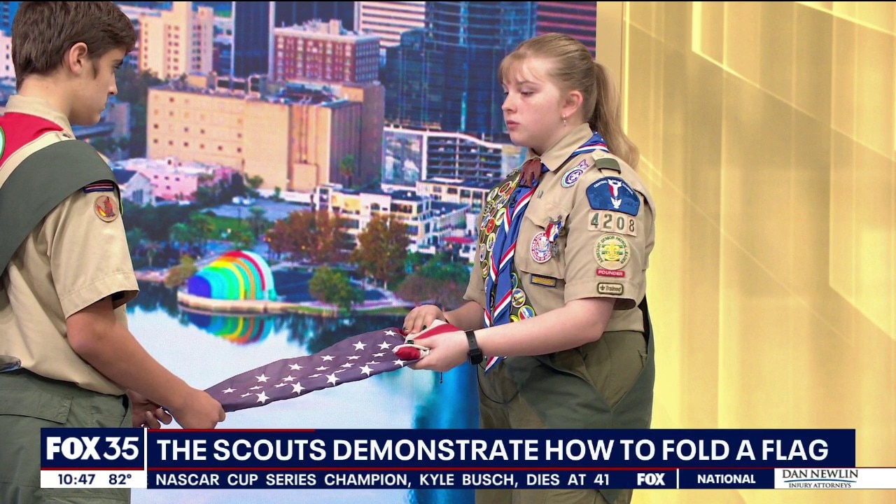REMEMBERING OUR FALLEN: LOCAL SCOUTS HONOR OUR FALLEN SERVICE MEMBERS AND DEMONSTRATE HOW TO FOLD A FLAG