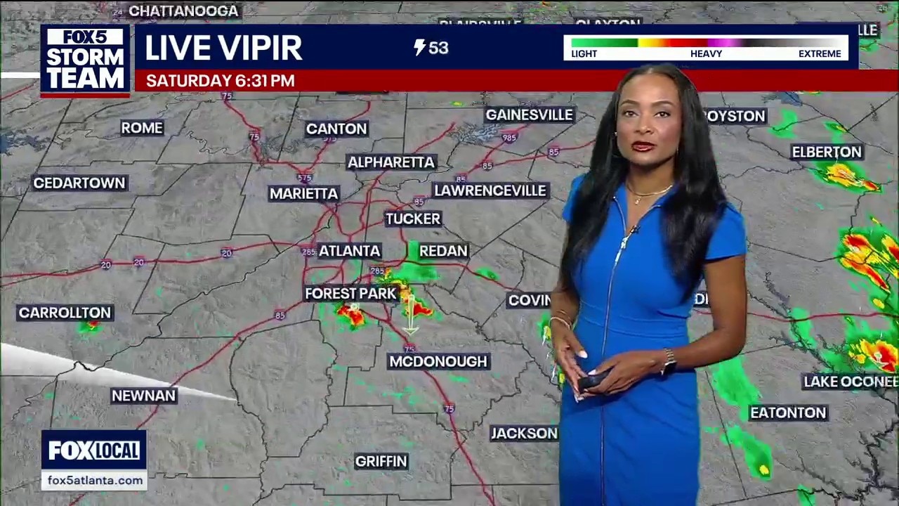 Saturday evening weather forecast 