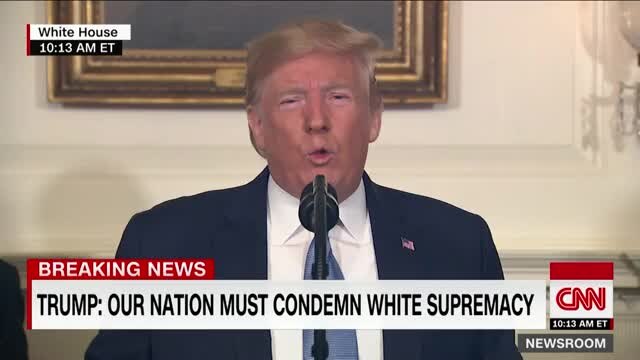 Trump says mental illness and hatred to blame for mass shootings