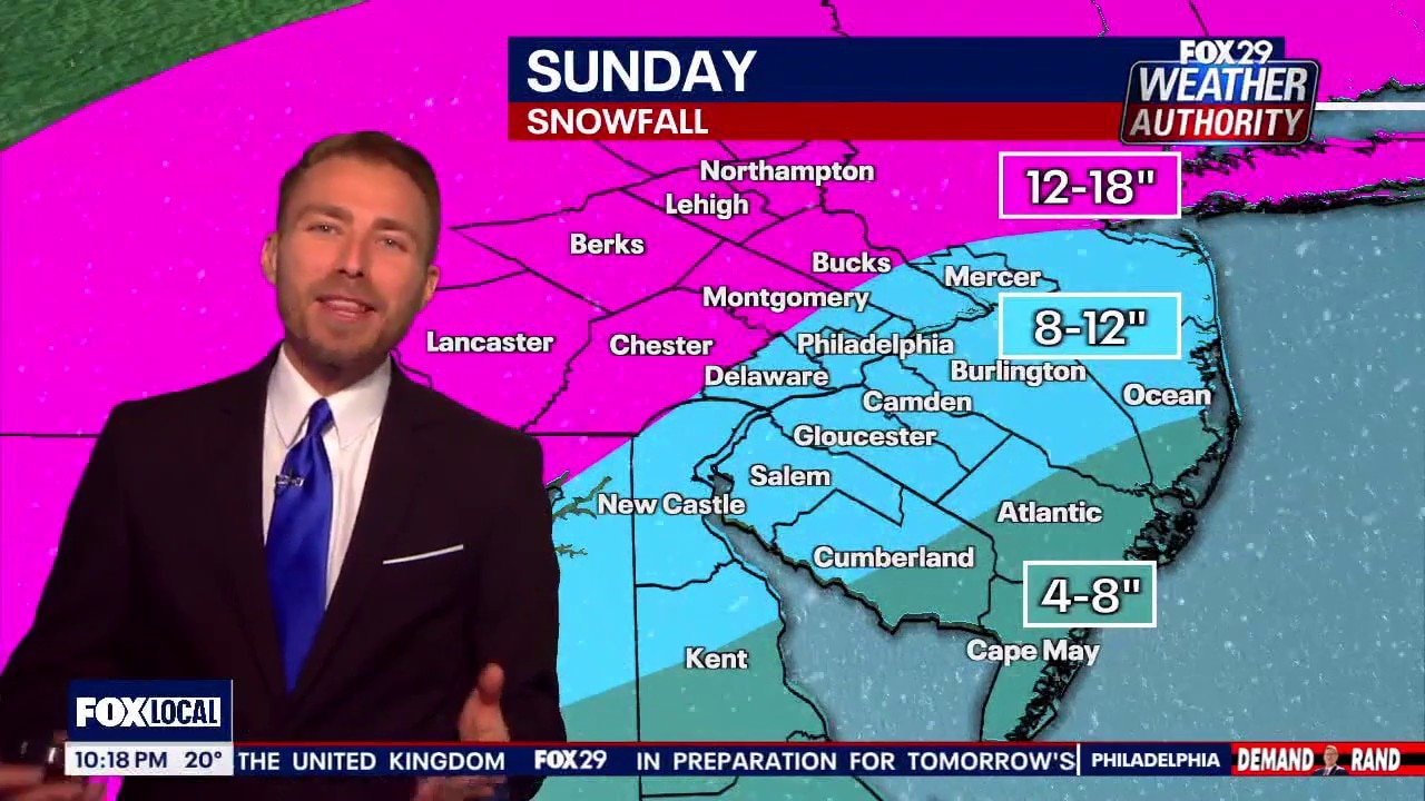Philly snow forecast: Timing, snowfall total, and more