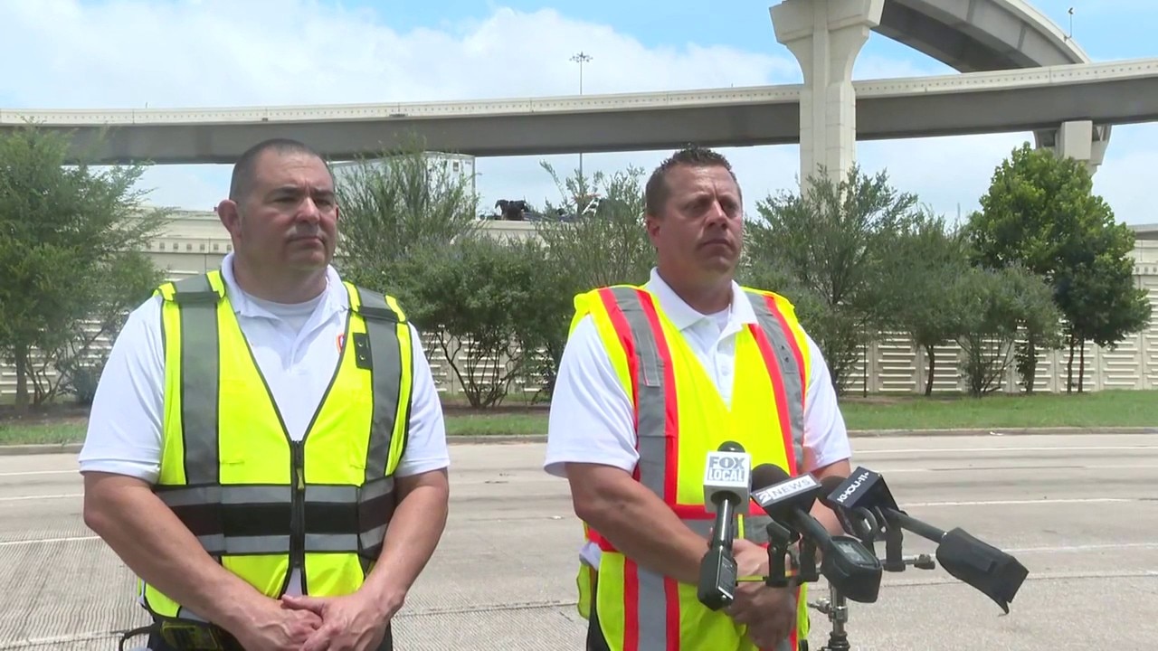 FULL: Harris County officials give details on truck going over I-10
