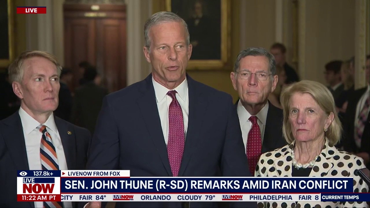 Senate leadership remarks amid Iran conflict