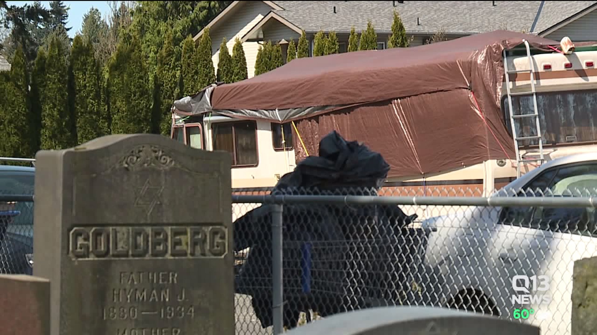 Jewish cemetery problems