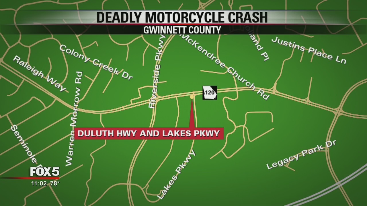 Motorcyclist killed in Gwinnett County crash