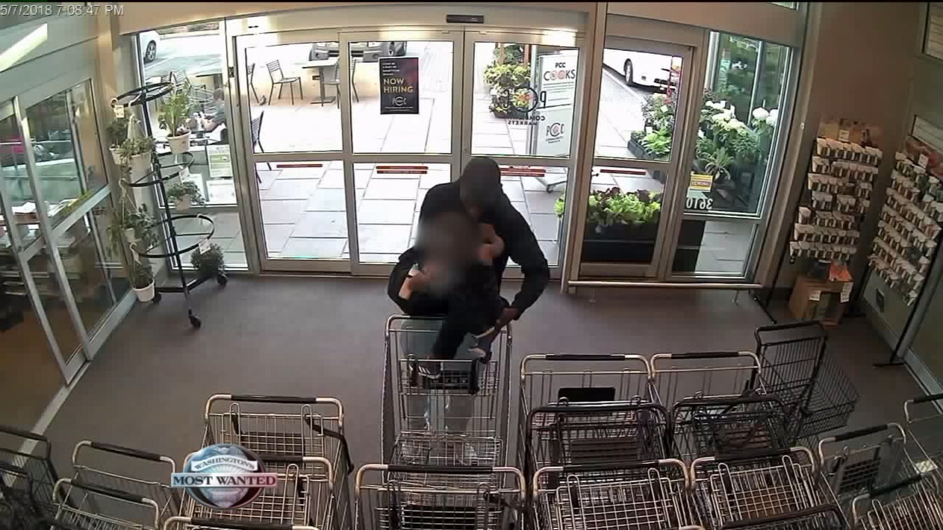 WANTED: Child-toting vitamin thief