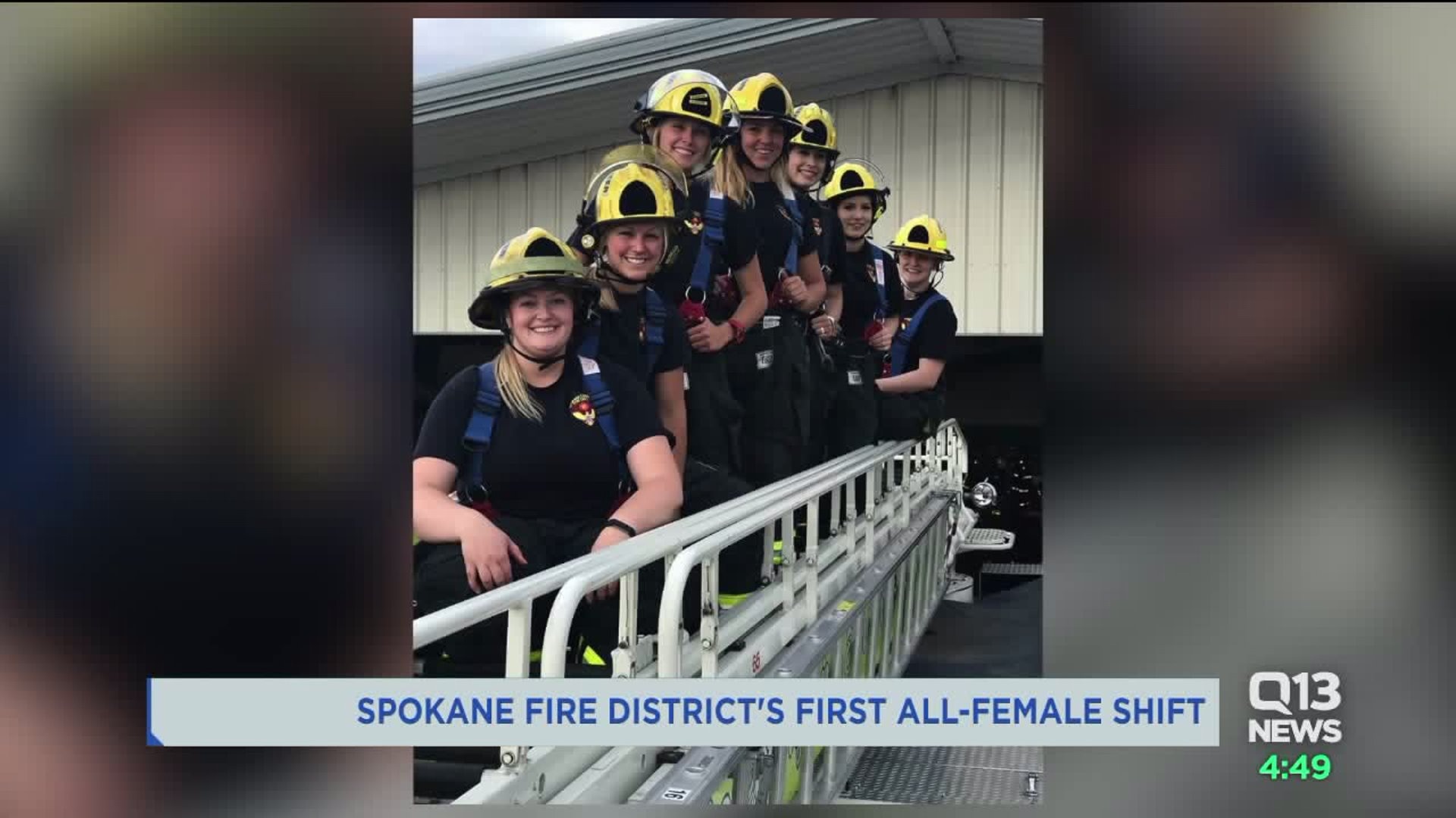 Spokane County Fire`s first all-female squad