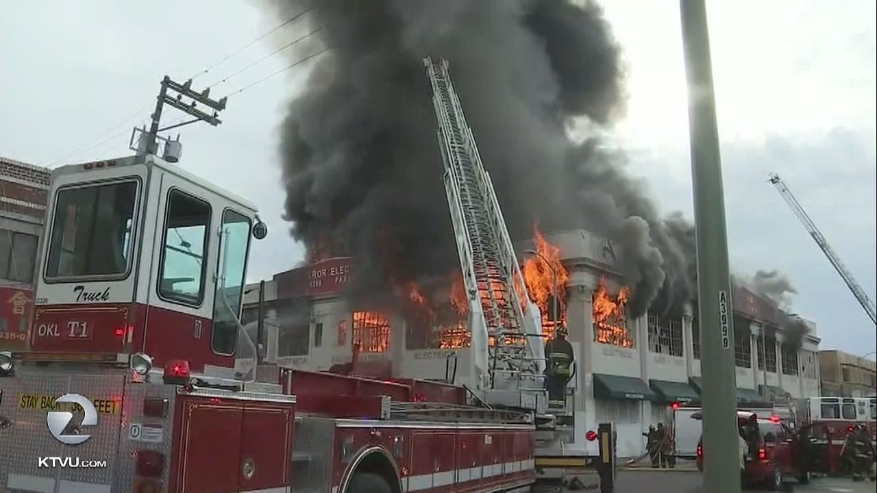 Oakland warehouse fire may have started at homeless encampment