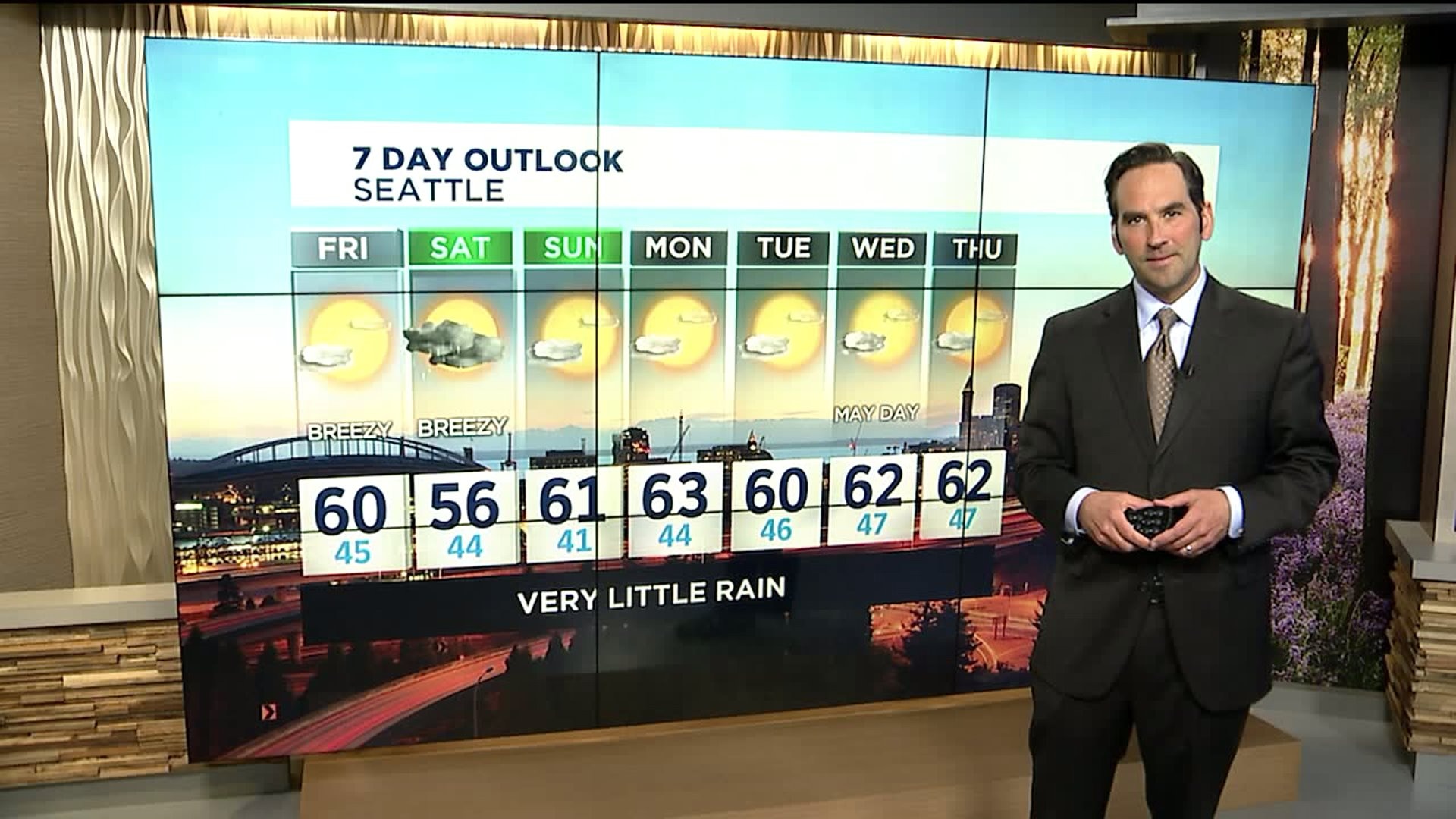 Q13 News evening weather forecast