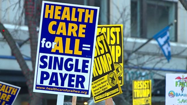Save our Healthcare rally draws hundreds